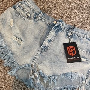 Born Primitive Jean shorts